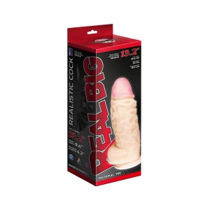 Фаллоимитатор неоскин - СУПЕРГИГАНТ с присоской, TPR, 33.5 см (иной угол)