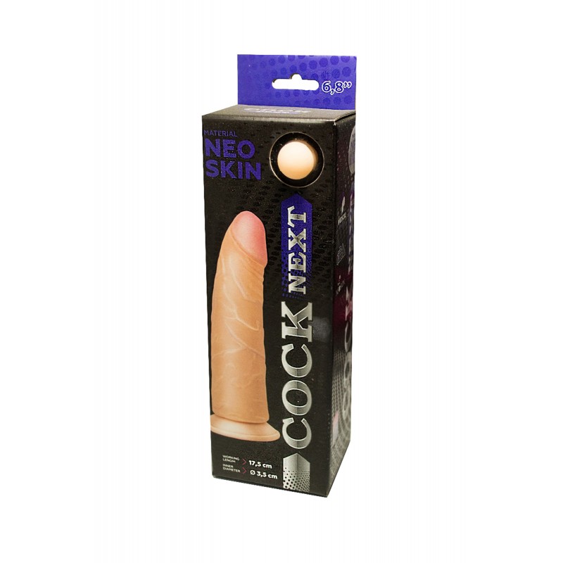 Фаллоимитатор COCK NEXT Lovetoy,TPR, телесный, 19 см