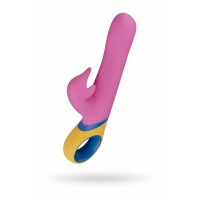 Нереалистичный вибратор PMV, Copy - Dolphin, Силикон, Розовый, 23 см.