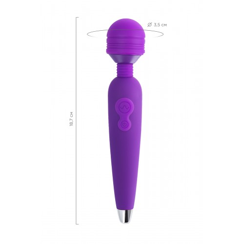 Вибратор A-Toys by TOYFA Kily, силикон, фиолетовый, 18,7 см