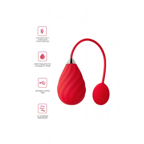 Виброяйцо Magic Motion SUNDAE, силикон, оранжевое, см 19