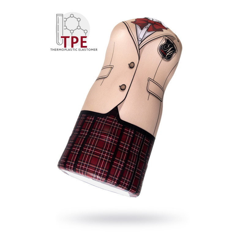 Мастурбатор MAGIC EYES Uniforms NUDE blazer R, TPE, белый, 17 см