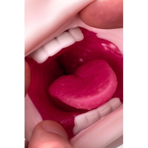 Мастурбатор MAGIC EYES Shinjitsu no Kuchi Perorin Hard, TPE, телесный, 14,5 см