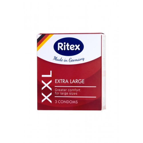 Презервативы RITEX XXL №3, увеличенного размера, латекс, 20 см