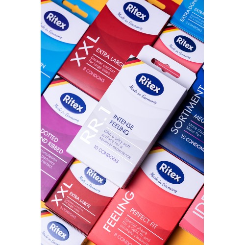 Презервативы Ritex FEELING №3, анатомической формы с накопителем, латекс, 18,5 см