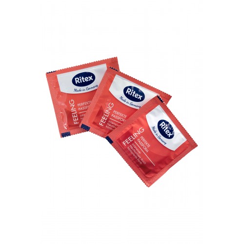Презервативы Ritex FEELING №3, анатомической формы с накопителем, латекс, 18,5 см