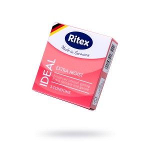 Презервативы Ritex IDEAL №3, с дополнительной смазкой, латекс, 18.5 см