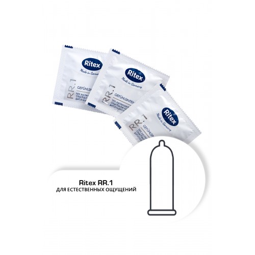 Презервативы Ritex RR.1 №10, классические, латекс, 18.5 см