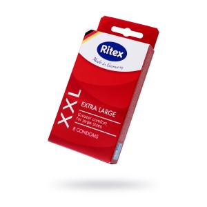 Презервативы RITEX XXL №8, увеличенного размера, латекс, 20 см