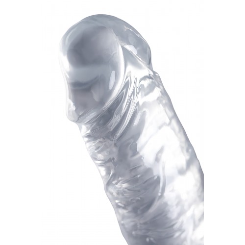 Фаллоимитатор двусторонний TOYFA Double Dildo, TPR, прозрачный, 40 см