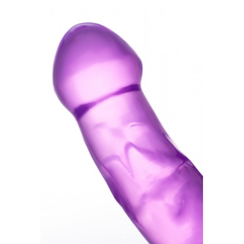 Фаллоимитатор двусторонний с вибропулей TOYFA Double Dildo with Vibro Bullet, TPR, фиолетовый, 35 см