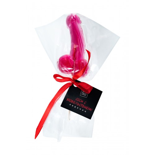 Леденец Штучки-дрючки «Пенис», со вкусом клубники