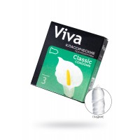 Презервативы VIVA Классические 3 шт, латекс, 18,5 см