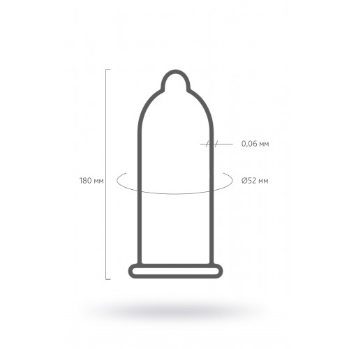Презервативы VIZIT Dotted Точечные3 шт, латекс, 18 см