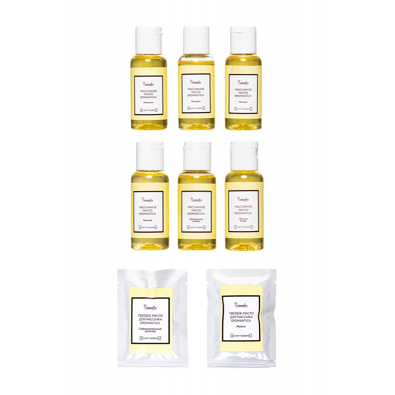 Набор тестеров Eromantica «Массаж» New, 170 г