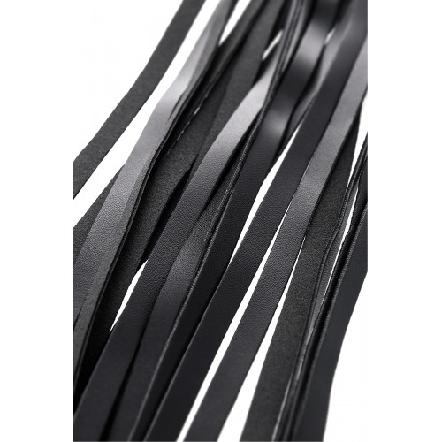 Флоггер Anonymo #0005, PU кожа, черный, 64 см