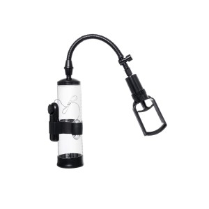 Механическая помпа Sexus Men Training Harald, ABS-пластик, черная, 64 см (иной угол)