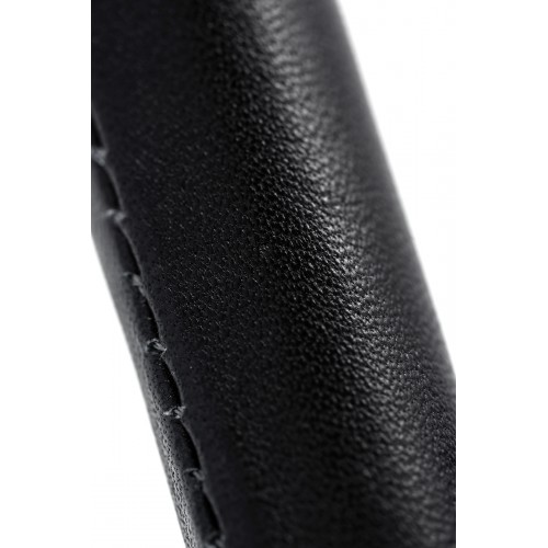 Бандажный набор 3 точки фиксации Pecado BDSM (маленькая распорка, наручники), натуральная кожа, черн