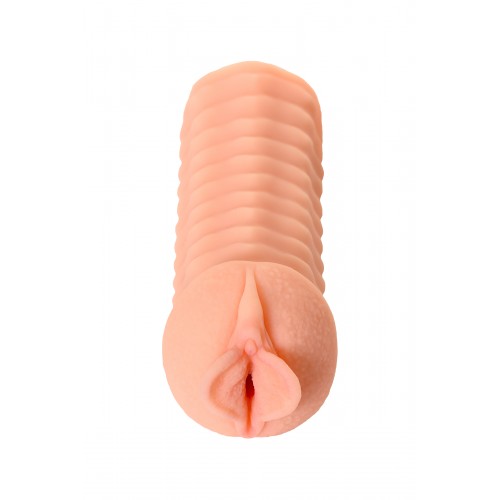 Мастурбатор реалистичный KOKOS ELEGANCE.006 с вибрацией, TPR, телесный, 16 см