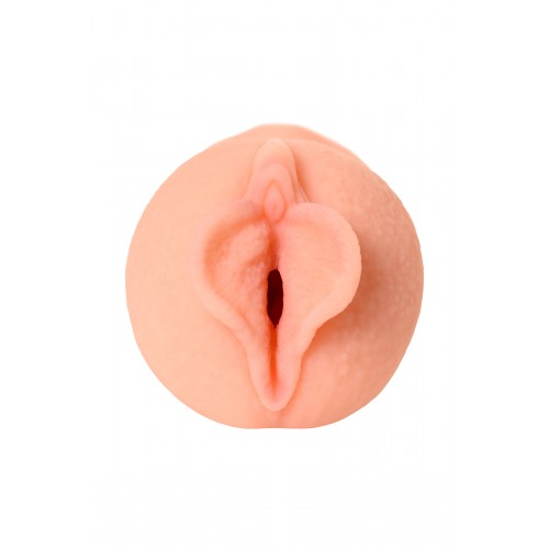 Мастурбатор реалистичный KOKOS ELEGANCE.006 с вибрацией, TPR, телесный, 16 см