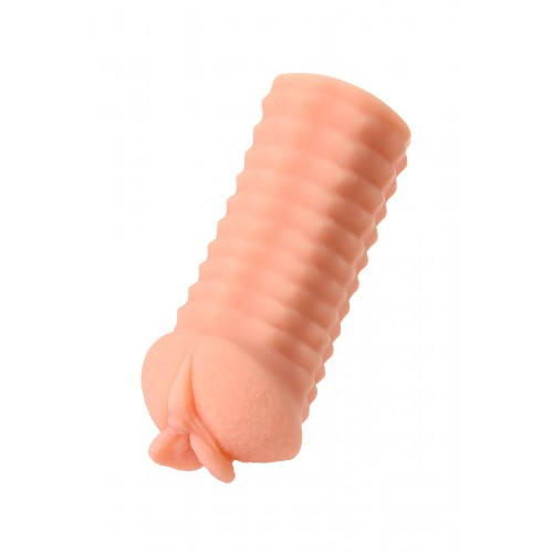 Мастурбатор реалистичный KOKOS ELEGANCE.006 с вибрацией, TPR, телесный, 16 см