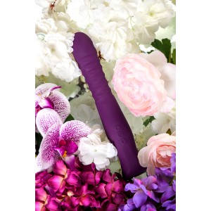 Вибратор Flovetta by Toyfa LUPIN, силикон, фиолетовый, 22 см (иной угол)