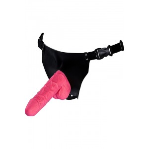 Страпон с вибрацией Power Girl Pink (иной угол)