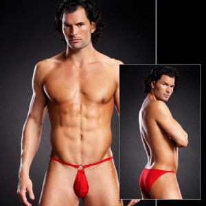 Сексуальные мужские pouch-бикини Red S/M