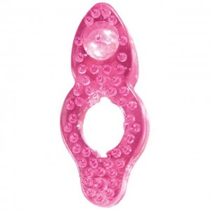 Кольцо силиконовое Silicone Love Ring розовое