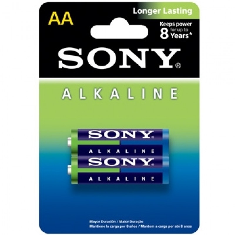 Батарейки Sony Alkaline пальчиковые AA 2 шт