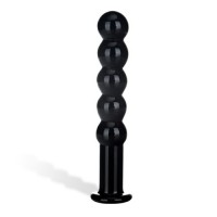 Анальная стеклянная цепь Black Berry Anal Beads