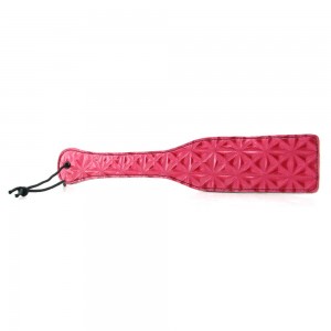 Дизайнерский розовый пэдл Luxury Fetish Passionate Paddle (иной угол)