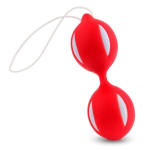 Шарики вагинальные Smart Balls оранжевые (иной угол)