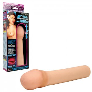 Насадка удлиняющая пенис телесная 5.5 см (иной угол)