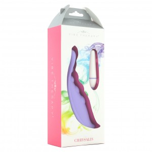Вибростимулятор Vibe Therapy Chrysalis Lavender (иной угол)