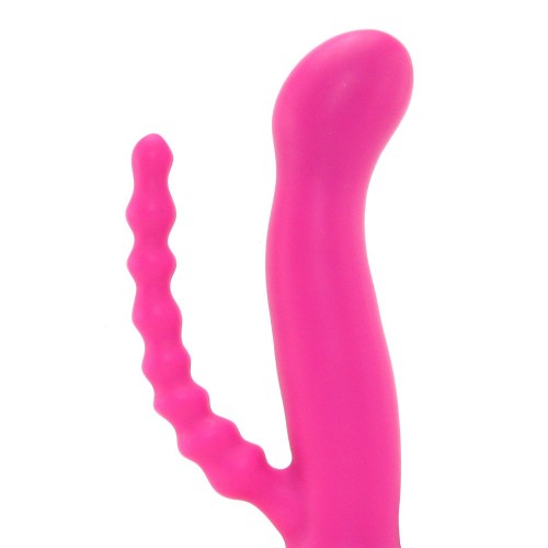 Насадка к трусикам 10-Function Silicone Love Rider Double Riders