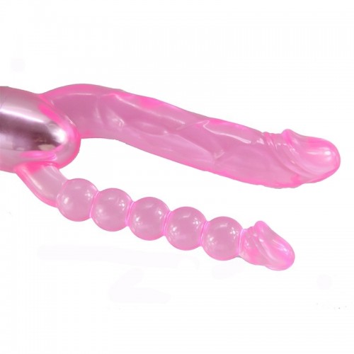 Вибратор двойной Double Pleasure розовый