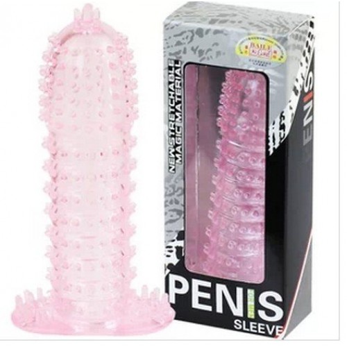 Стимулирующая насадка розовая