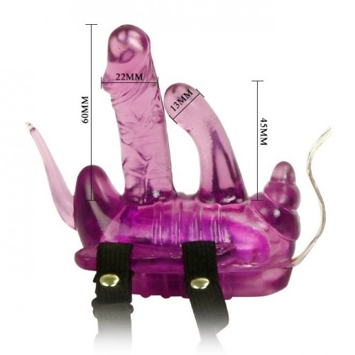 Вибро-бабочка на ремешках Butterfly Peri