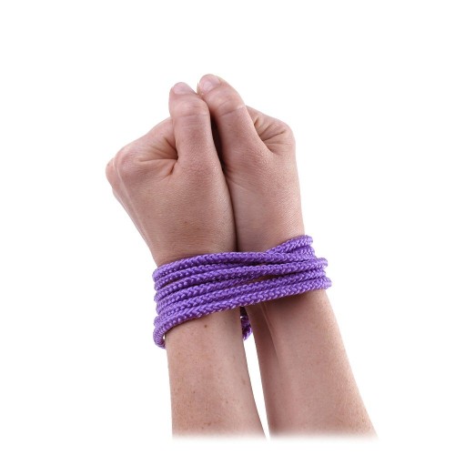 Бондажная верёвка FF Mini Silk Rope фиолетовая