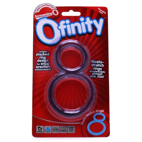 Голубое двухпетельное кольцо Ofinity