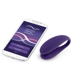 We-Vibe Classic Вибратор для пар фиолетовый (иной угол)