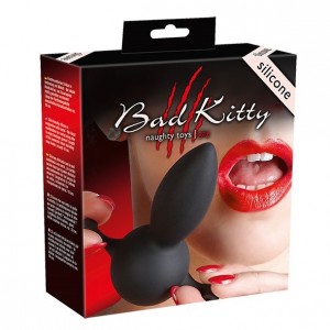 Силиконовый кляп-втулка Bad Kitty (иной угол)