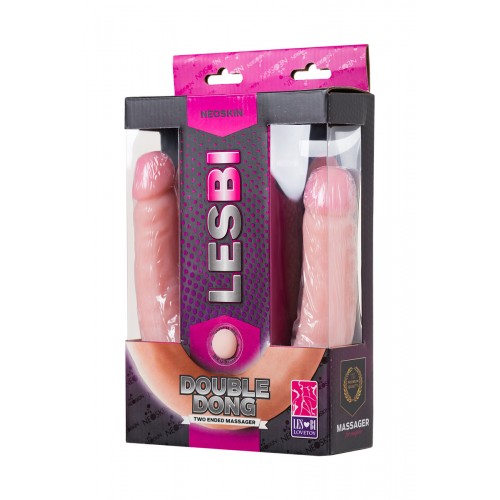 Двусторонний фаллоимитатор LoveToy LESBI TOUCH, 43 см