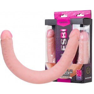 Двусторонний фаллоимитатор LoveToy LESBI TOUCH, 43 см