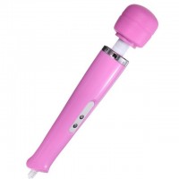 Десятискоростной розовый массажер Magic Massager 220V для клитора