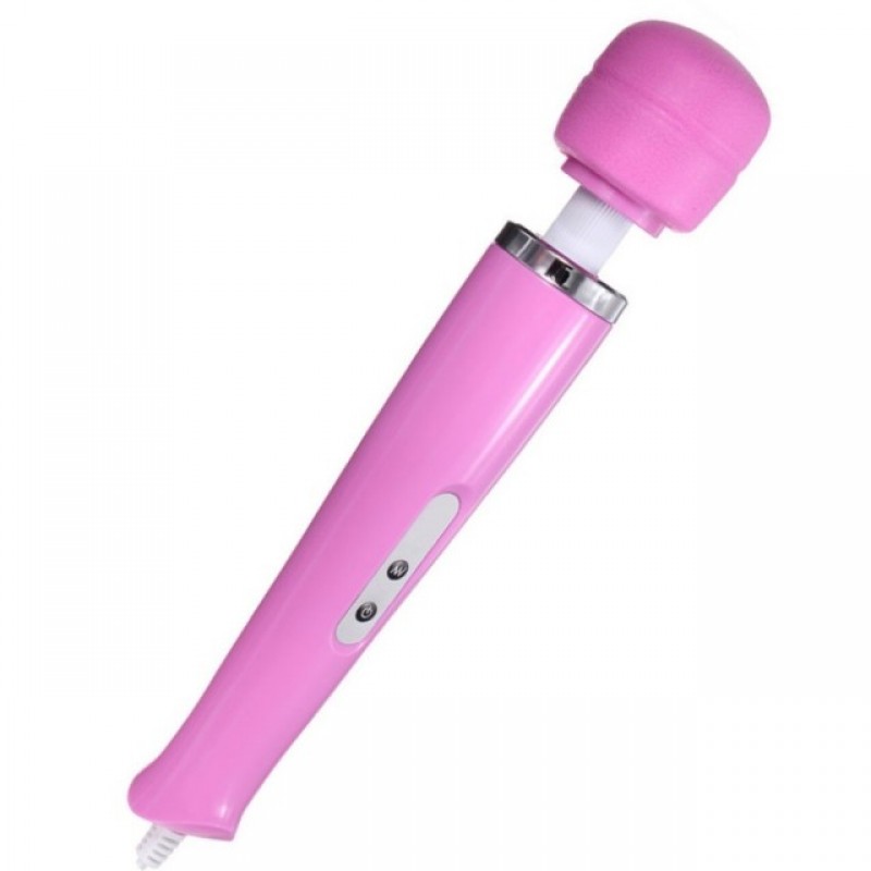 Десятискоростной розовый массажер Magic Massager 220V для клитора