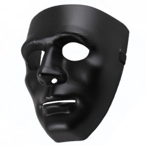 Чёрная маска на всё лицо (иной угол)