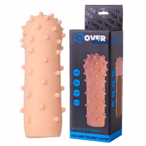 Насадка ToyFa XLover Soft booster для увеличения размера, с дополнительной мягкой стимуляцией, TPR, телесный, 18 см