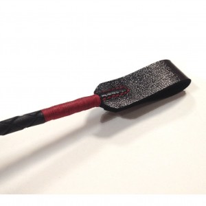 Стек кожаный с металлической ручкой 70 см (иной угол)